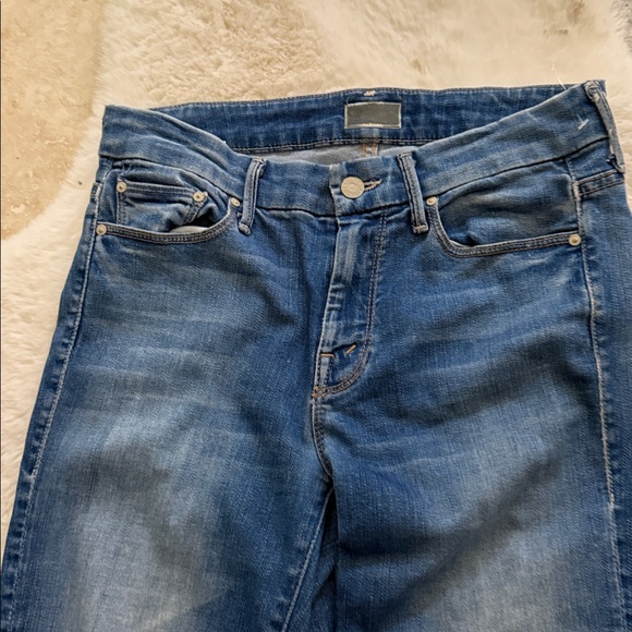 Mother frayed straight jeans - Picture 6 of 10